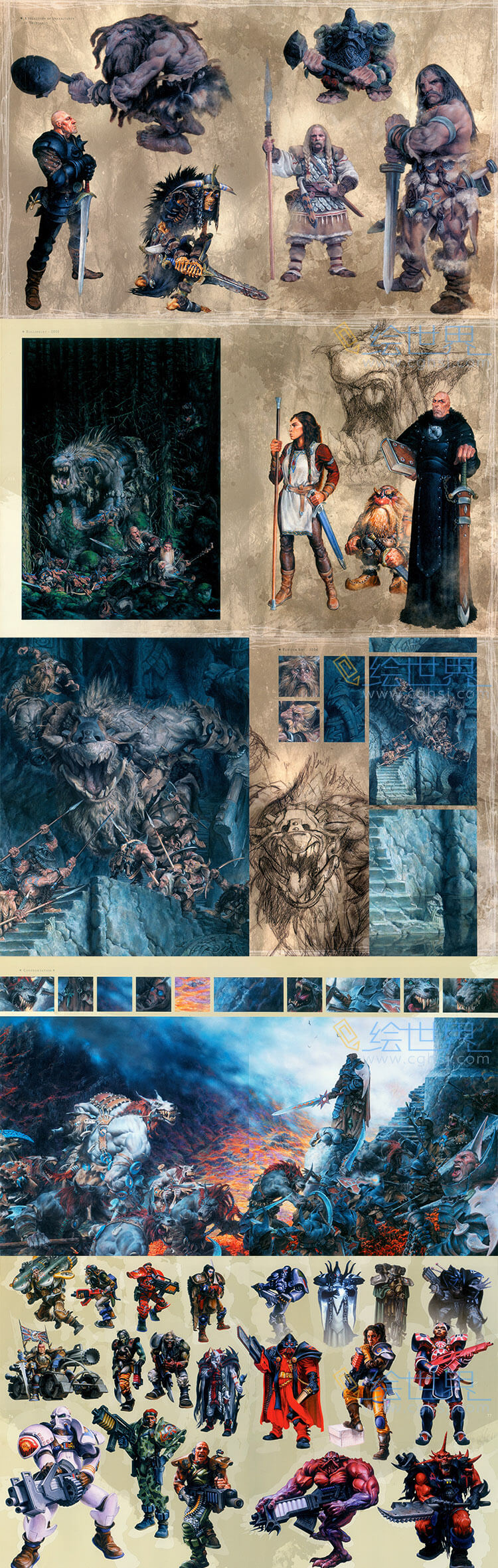 [会员][插画集] The art of Paul Bonner 保罗·邦纳作品集