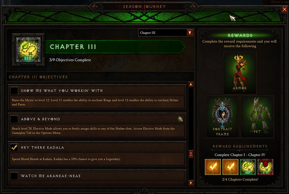 暗黑3第五赛季前瞻：全新奖励、战勋与重生系统