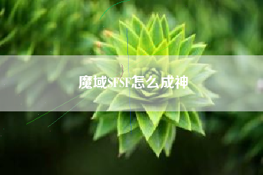 魔域SFSF怎么成神