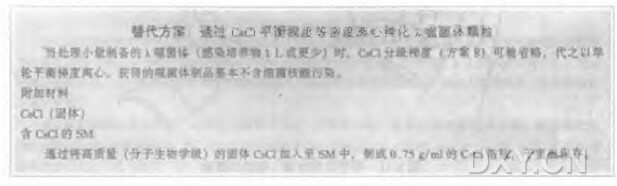 通过CsCl 等密度梯度离心纯化λ噬菌体颗粒实验