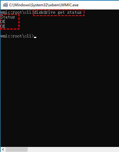 即可查看到磁盘状态