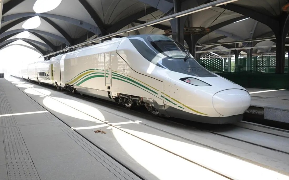 قطار الحرمين السريع. (واس) 