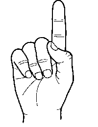 Sign language for number 91